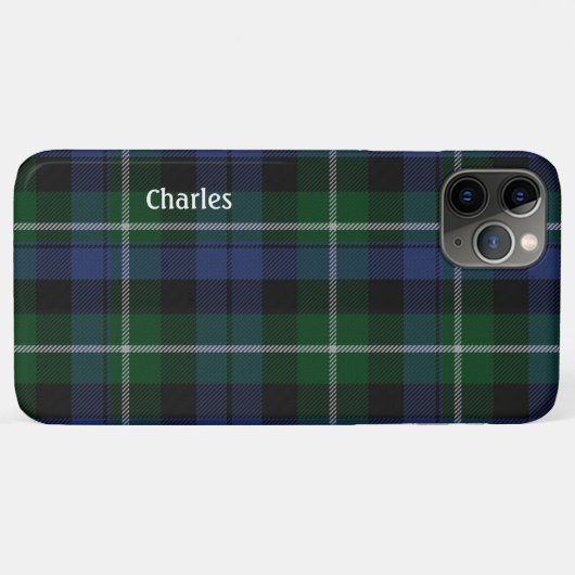 Traditionele Campbell Clan Tartan Pset Case-Mate iPhone Case (Achterkant (horizontaal))