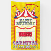 Traditionele carnaval Birthday Party Spandoek (Verticaal)