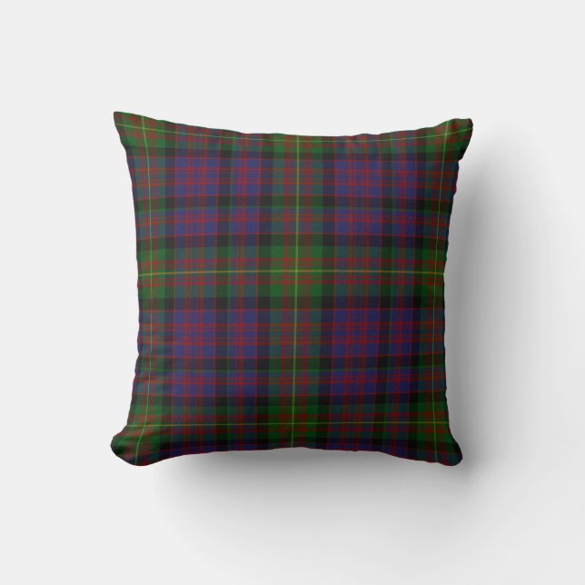 Traditionele carnegie Tartan Pset Pillow Kussen (Voorkant)