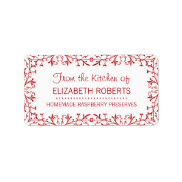 Traditionele Chef Zelfgemaakte Bakken / Inblikken Etiket