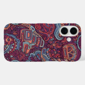 Traditionele Cherokee indiaanse kunst Case-Mate iPhone Case (Achterkant (horizontaal))