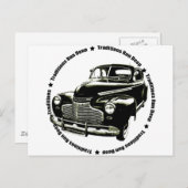 traditionele Chevy Coupe 1941 Briefkaart (Voorkant / Achterkant)