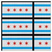 Traditionele Chicago vlag Stof (Close Up)