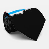 Traditionele Chicago vlag Stropdas (Opgerold)