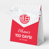 Traditionele Chinese Baby 100 dagen 百 日 Bedankdoosjes (Voorkant Zijde)