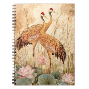 Traditionele Chinese "bloemen en vogels" stijl pij Notitieboek