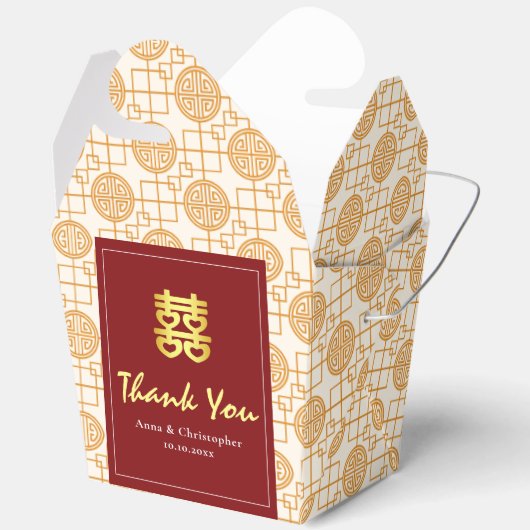 Traditionele Chinese bruiloft peranakan Bedankdoosjes (Open)