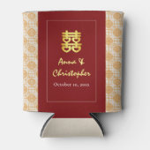 Traditionele Chinese bruiloft peranakan Blikjeskoeler (Voorkant)