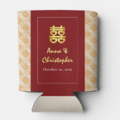 Traditionele Chinese bruiloft peranakan Blikjeskoeler (Achterkant)