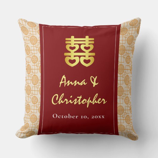 Traditionele Chinese bruiloft peranakan Kussen (Voorkant)