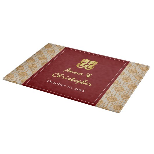 Traditionele Chinese bruiloft peranakan Snijplank (Hoek)