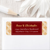 Traditionele Chinese bruiloft veelbelovende perana Etiket (Insitu)