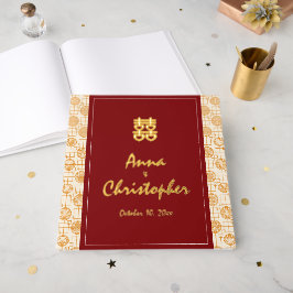 Traditionele Chinese bruiloft veelbelovende perana Gastenboek