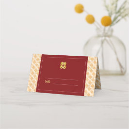 Traditionele Chinese bruiloft veelbelovende perana Plaatskaartje