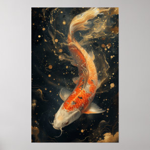 Traditionele Chinese cultuur karperspringen Poster