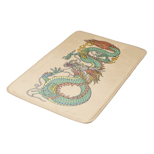 Traditionele Chinese draak Badmat (Gekanteld)