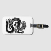 Traditionele Chinese draak Bagagelabel (Voorkant (horizontaal))