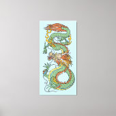 Traditionele Chinese draak Canvas Afdruk (Voorkant)