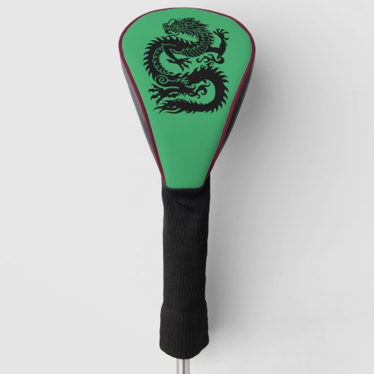 Traditionele Chinese draak Golf Head-Hoesje Golfheadcover (Voorkant)
