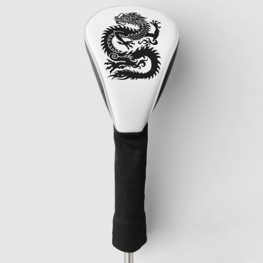 Traditionele Chinese draak Golfheadcover (Voorkant)