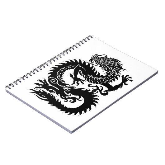 Traditionele Chinese draak Notitieboek (Linkerzijde)