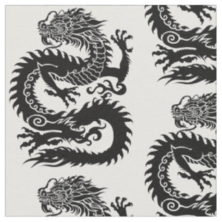 Traditionele Chinese draak Stof