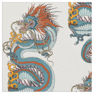 Traditionele Chinese draak Stof