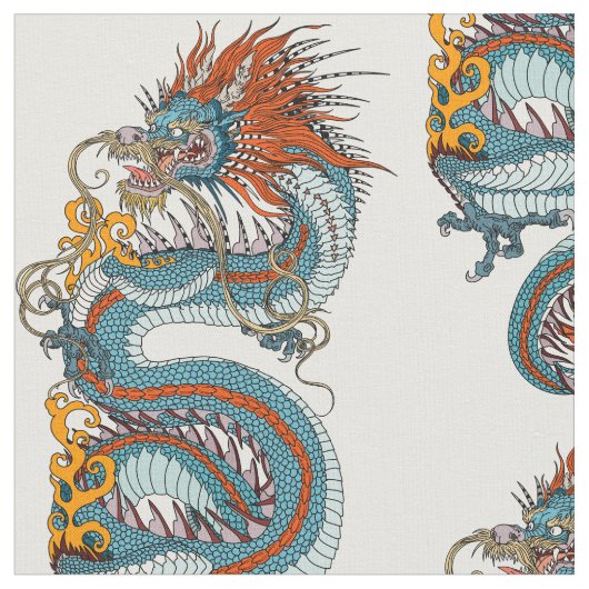 Traditionele Chinese draak Stof (Close Up)