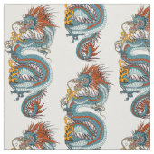 Traditionele Chinese draak Stof (Swatch)