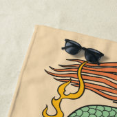 Traditionele Chinese draak Strandlaken (In situ)