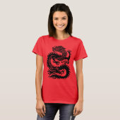 Traditionele Chinese draak T-shirt (Voorkant volledig)