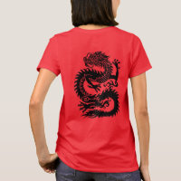 Traditionele Chinese draak T-shirt