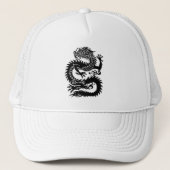 Traditionele Chinese draak Trucker Hat Trucker Pet (Voorkant)