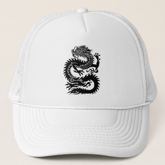 Traditionele Chinese draak Trucker Hat Trucker Pet (Voorkant)