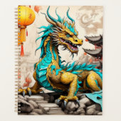 Traditionele Chinese draak voor Chinees Nieuwjaar Planner (Voorkant)