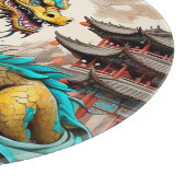 Traditionele Chinese draak voor Chinees Nieuwjaar Snijplank (Hoek)