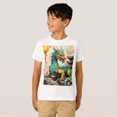 Traditionele Chinese draak voor Chinees Nieuwjaar T-shirt (Voorkant volledig)
