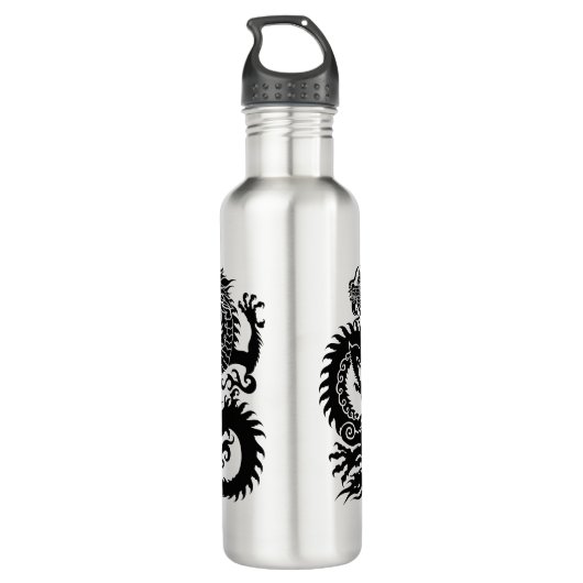 Traditionele Chinese draak Waterfles (Achterkant)