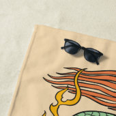 Traditionele Chinese dragon Beach Towel Strandlaken (In situ)