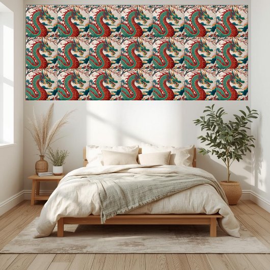 Traditionele Chinese Dragon Chinoiserie Tegel Tegeltje