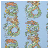 Traditionele Chinese dragon Fabric Stof (Swatch)