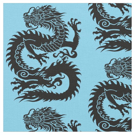Traditionele Chinese dragon Fabric Stof (Close Up)