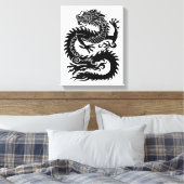 Traditionele Chinese drakencanvas afdrukken (Insitu (Slaapkamer))