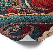 Traditionele Chinese Drakensposter Poster (Hoek)