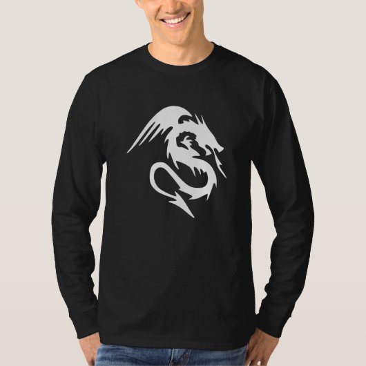 Traditionele Chinese drakensymbool voor macht en S T-shirt (Voorkant)