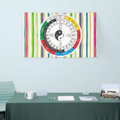 Traditionele Chinese geneesmiddelenklok Square Sti Spandoek (Beurs)