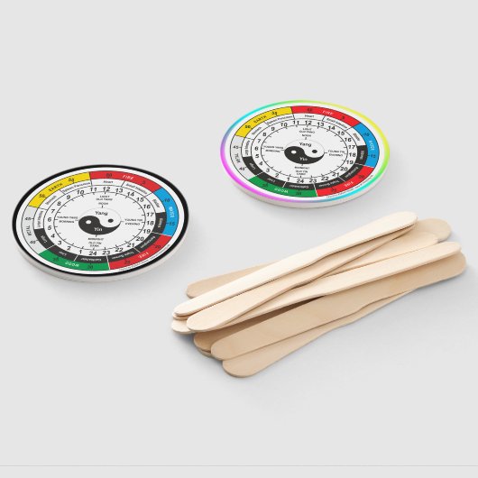 Traditionele Chinese geneesmiddelenklok T-Shirt Sh Handwaaier (Niet-gemonteerd)