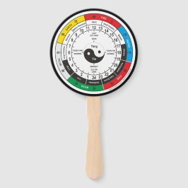 Traditionele Chinese geneesmiddelenklok T-Shirt Sh Handwaaier