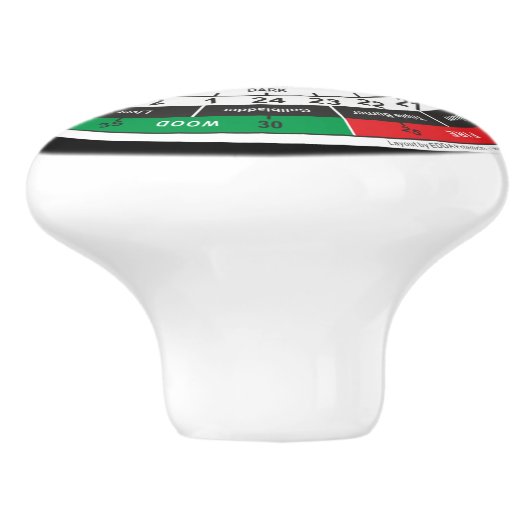 Traditionele Chinese geneesmiddelklok T-Shirt Sh Keramische Knop (Zijkant)