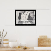 Traditionele Chinese gezegde Pijn Poster (Keuken)